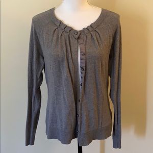 New York & Co grey cardigan sweater XL